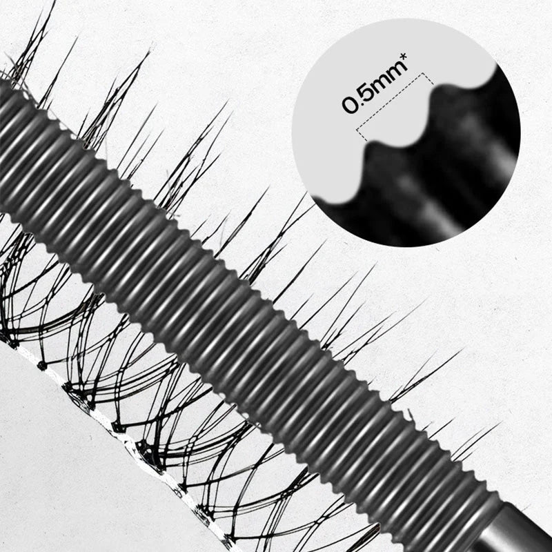 Mascara 3D Curling & Lengthening Detachable Metal Brush Waterproof