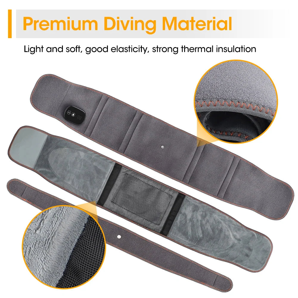 Massage Belt Red Light & Vibration USB Rechargeable
