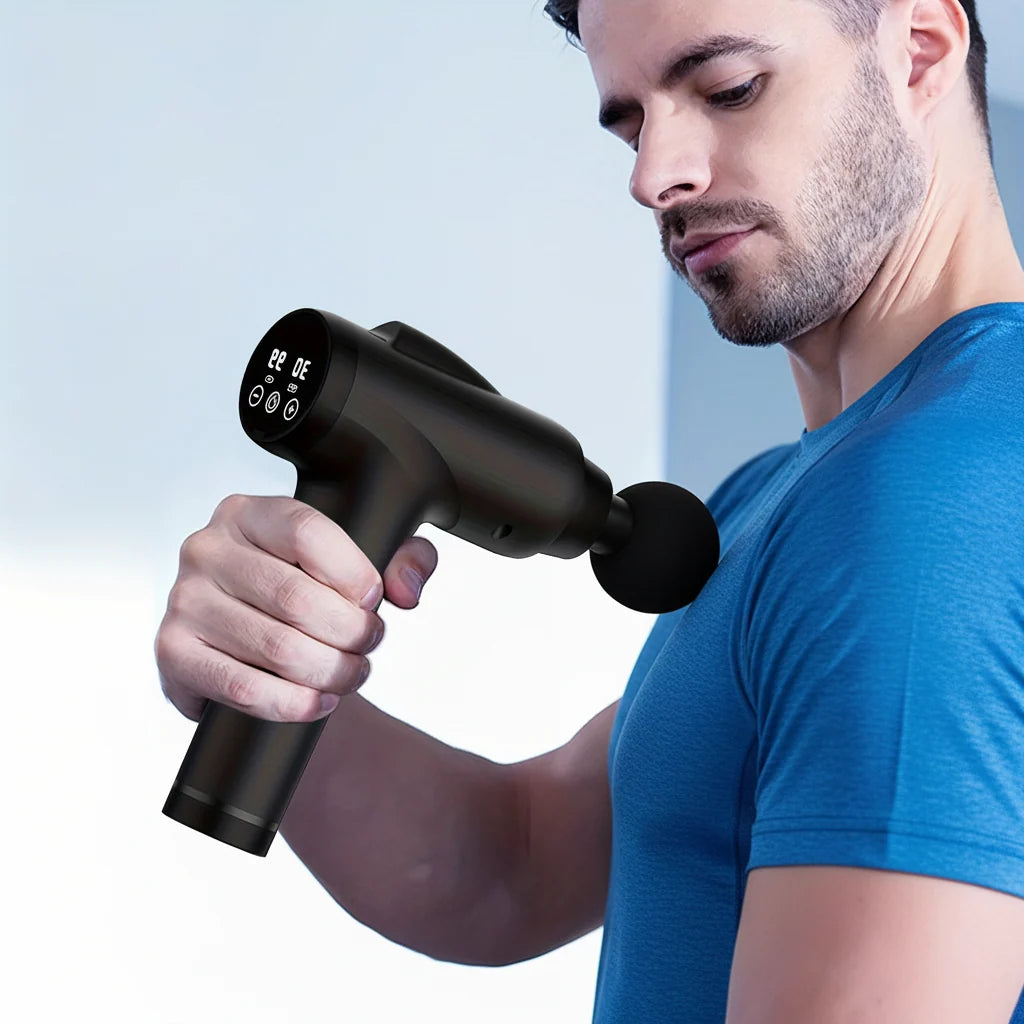 Massage Gun Cordless 30 Speeds & 10 Heads