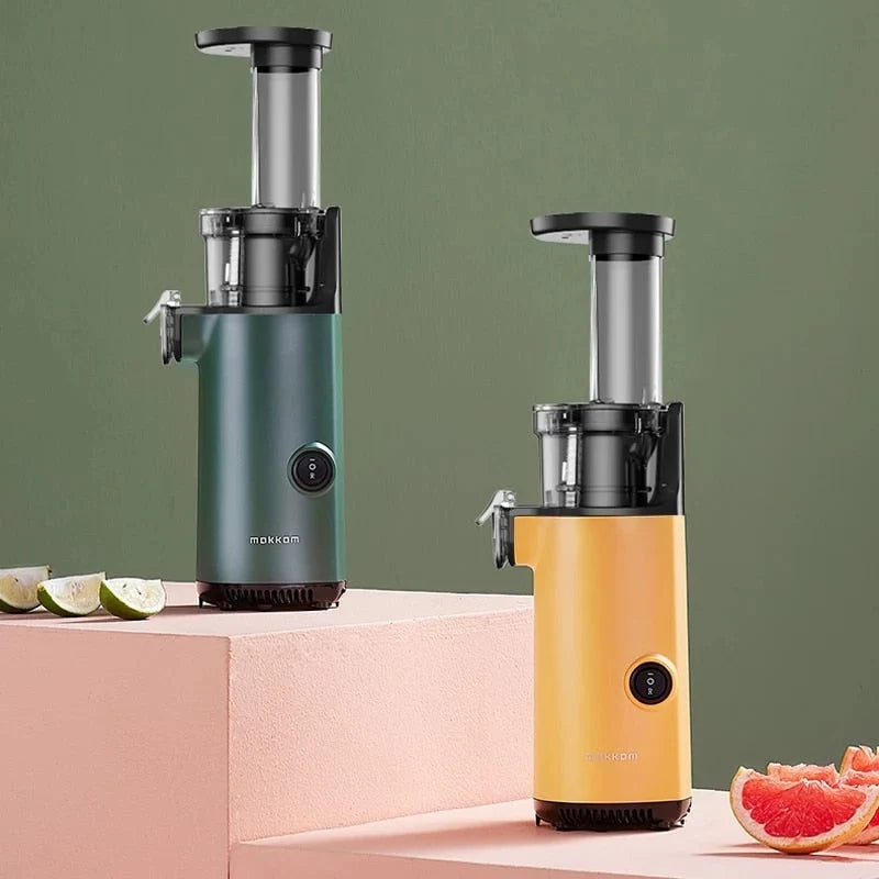 Masticating Juicer Automatic Pulp Ejection Compact 16.9 Oz Capacity