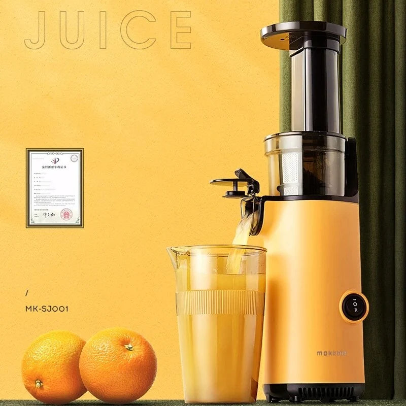 Masticating Juicer Automatic Pulp Ejection Compact 16.9 Oz Capacity
