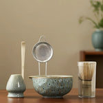 Matcha Tea Set Ceramic Bowl Set of 5