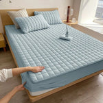 Mattress Cover Water-Repellent Breathable Machine Washable at 104°F