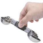 Measuring Spoons Stainless Steel Magnetic Nesting Set of 5