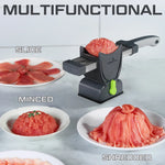 Meat Cutter Stainless Steel Blades Ergonomic Handle