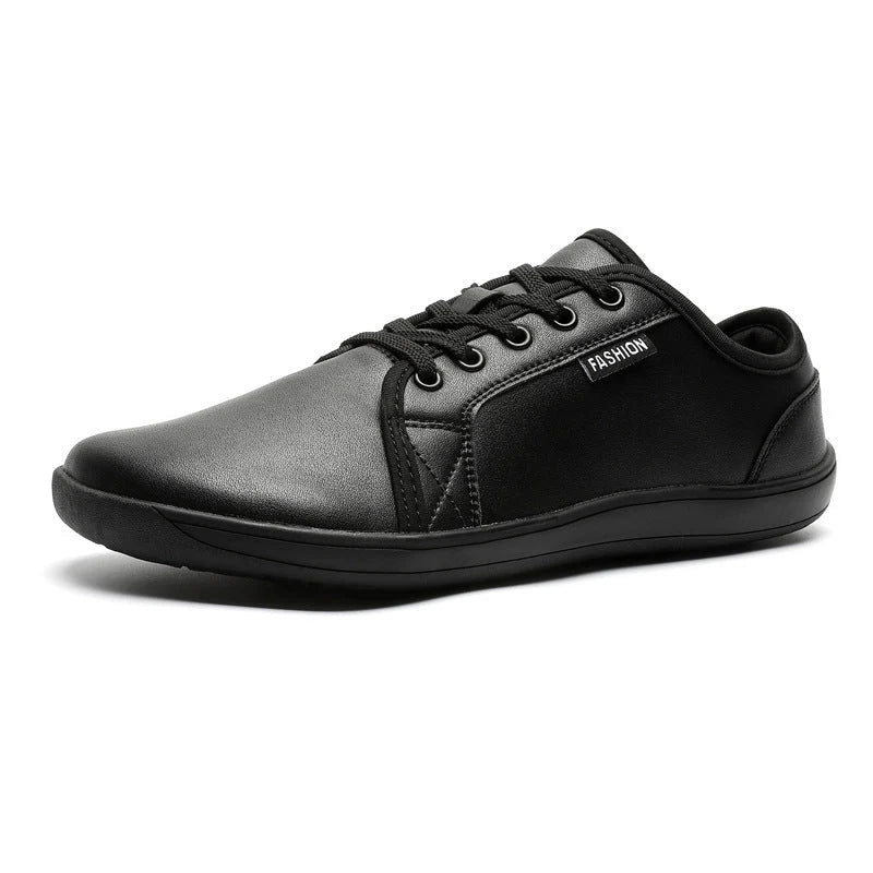 Men's Barefoot Shoes Recycled Faux Leather Flexible Sole