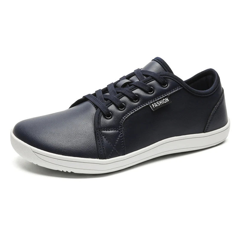 Men's Barefoot Shoes Recycled Faux Leather Flexible Sole