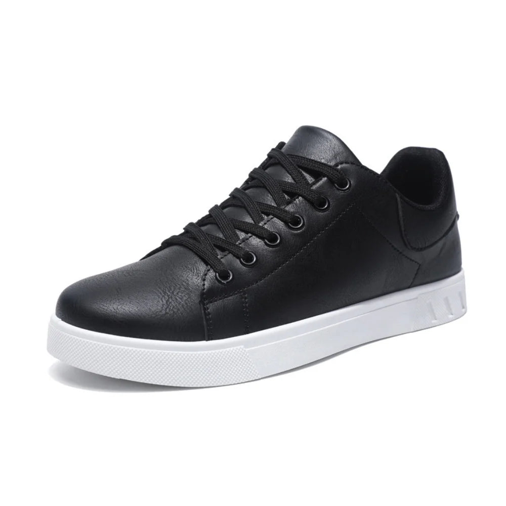 Men's Barefoot Shoes Zero-Drop Faux Leather Roomy Toe Box
