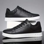 Men's Barefoot Shoes Zero-Drop Faux Leather Roomy Toe Box