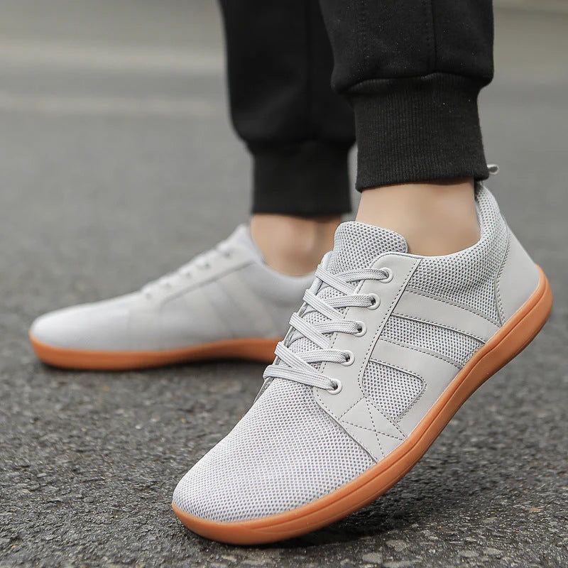 Men's Barefoot Sneakers Flexible Sole & Breathable Flyknit