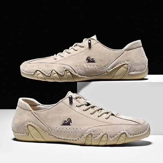 Men's Barefoot Sneakers Wide Toe-Box Waterproof Recycled Faux Leather