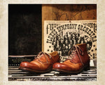 Men's Boots Leather Retro Lace-Up Non-Slip Sole