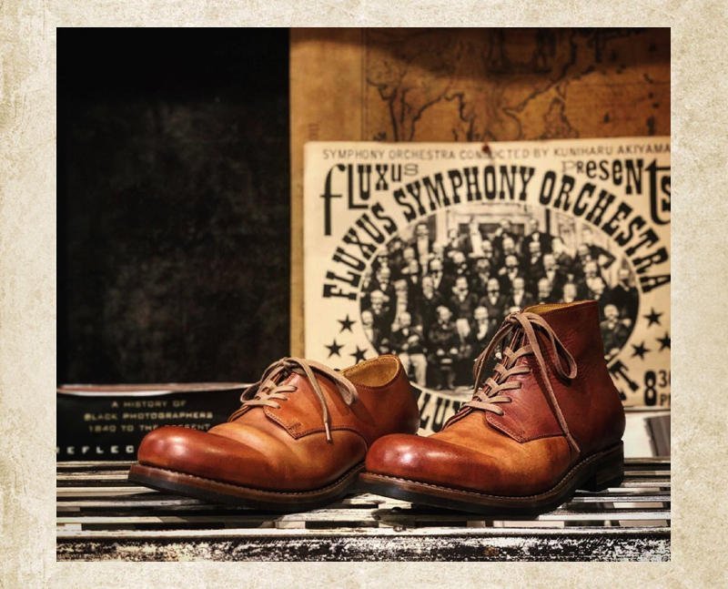Men's Boots Leather Retro Lace-Up Non-Slip Sole