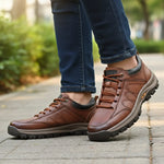 Men’s Casual Shoes Genuine Leather Water-Resistant Lightweight