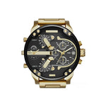 Men's Chronograph Watch Stainless Steel Quartz Movement Water-Resistant