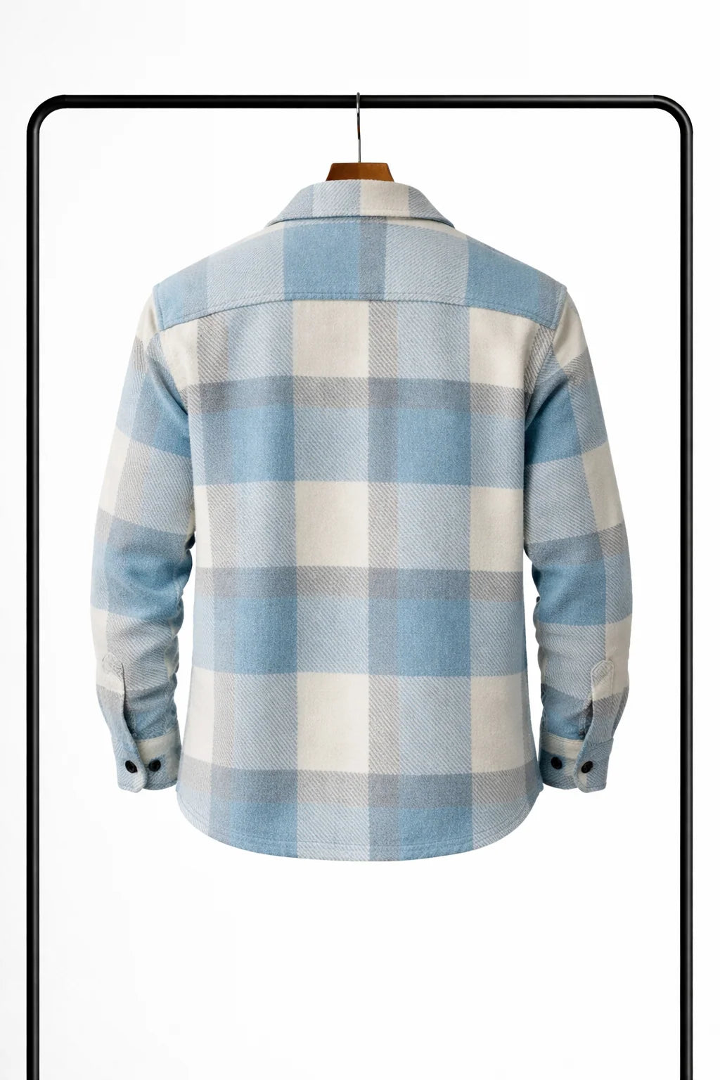 Men's Plaid Overshirt Heavyweight Relaxed Fit