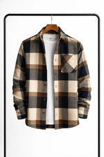 Men's Plaid Overshirt Heavyweight Relaxed Fit