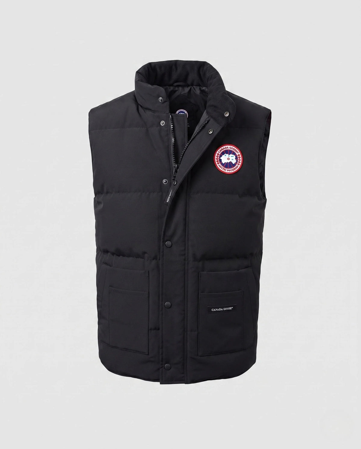 Men’s Puffer Vest Insulated Windproof High Collar