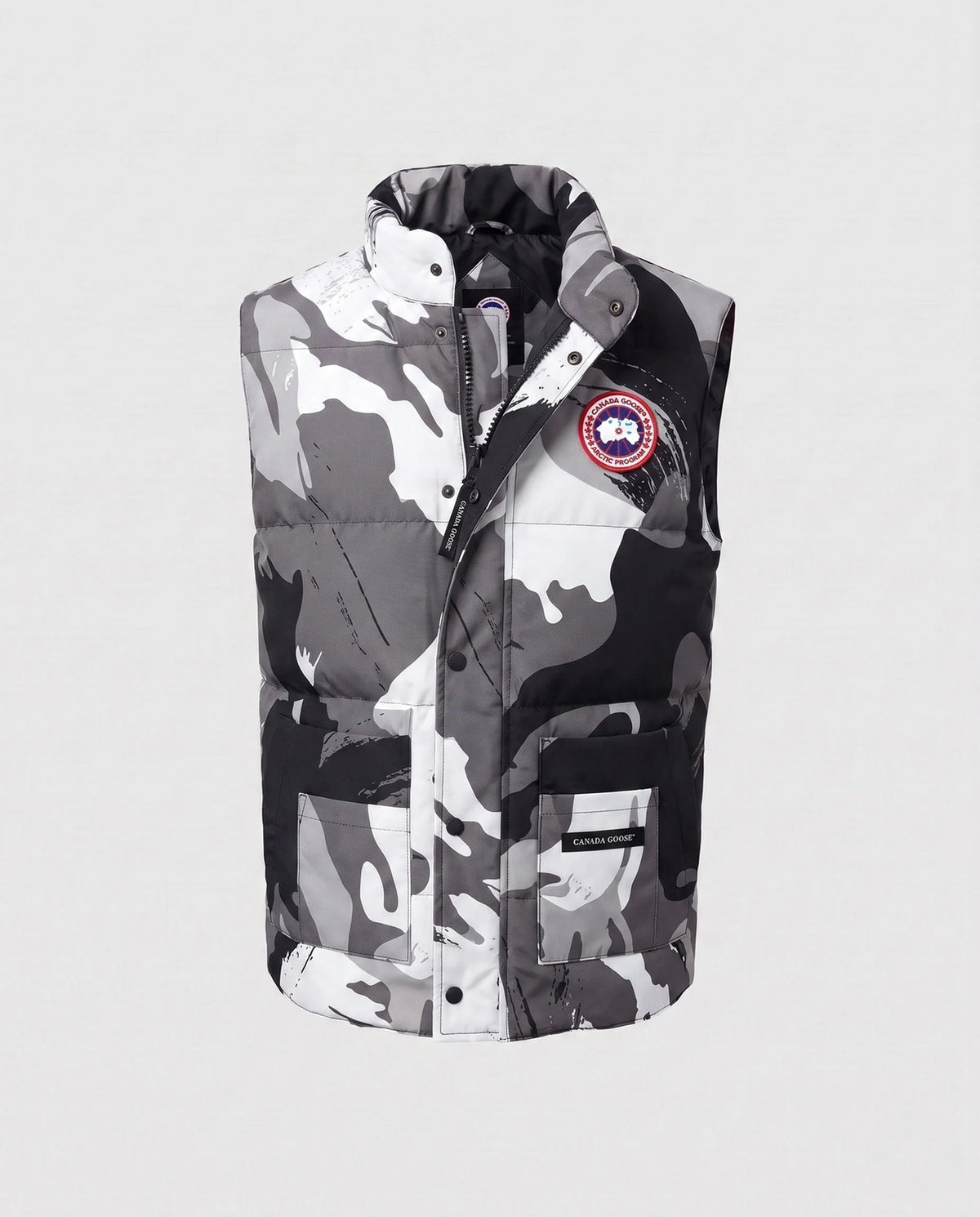 Men’s Puffer Vest Insulated Windproof High Collar