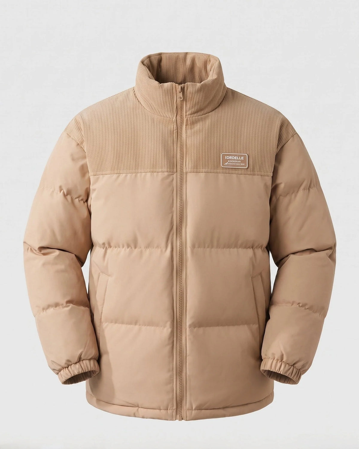 Men’s Quilted Jacket Lightweight Insulated Two Side Pockets