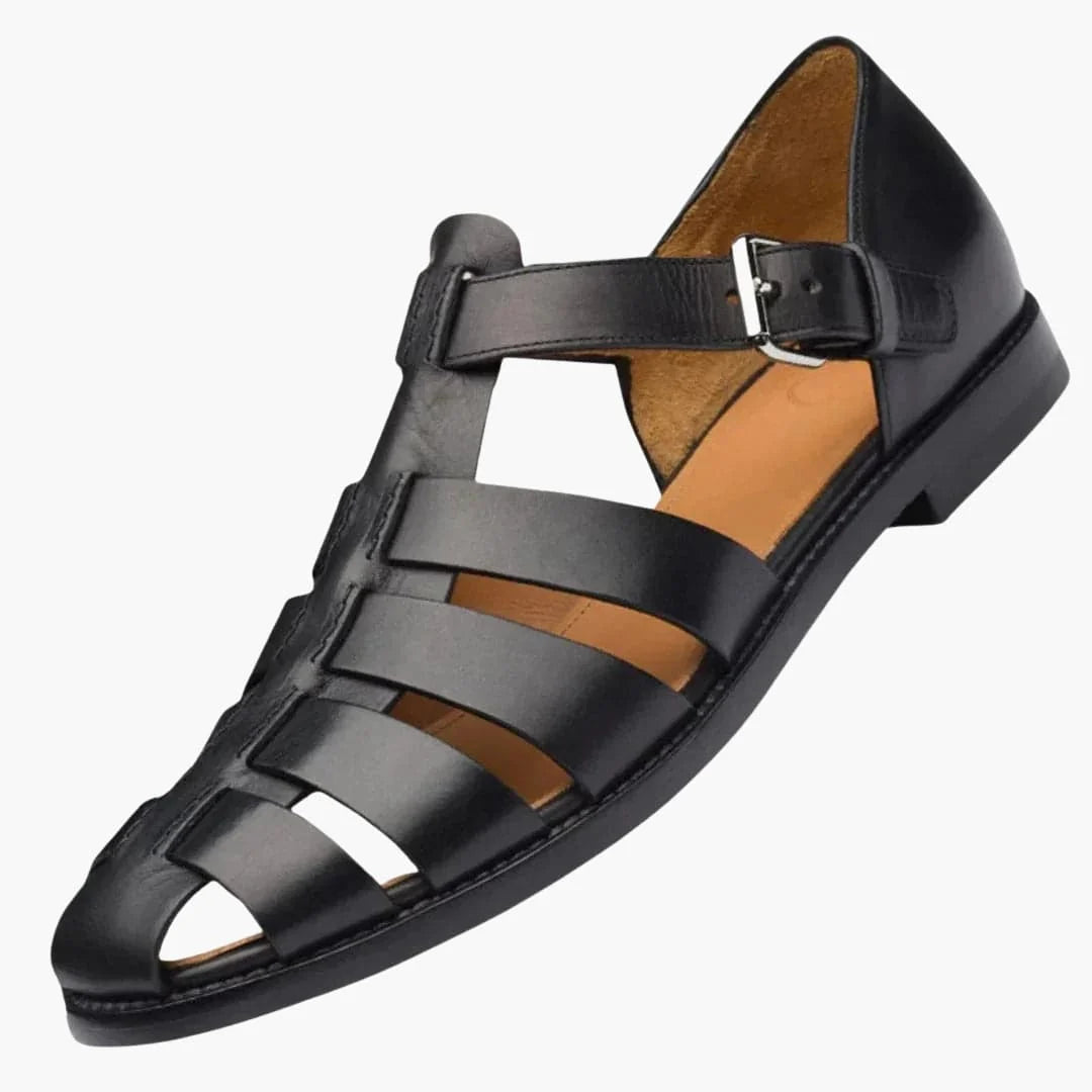 Men’s Sandals Adjustable Buckle Straps Textured Grip Sole