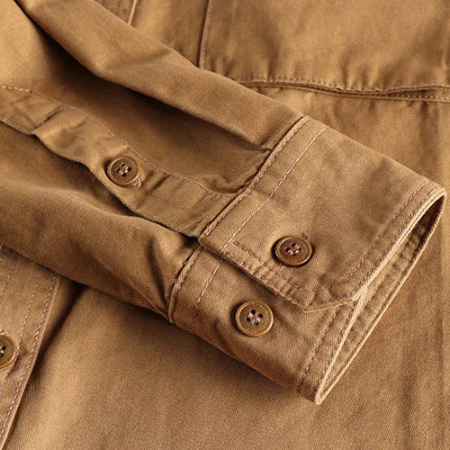 Men’s Shirt 100% Cotton Twill Double Chest Pockets