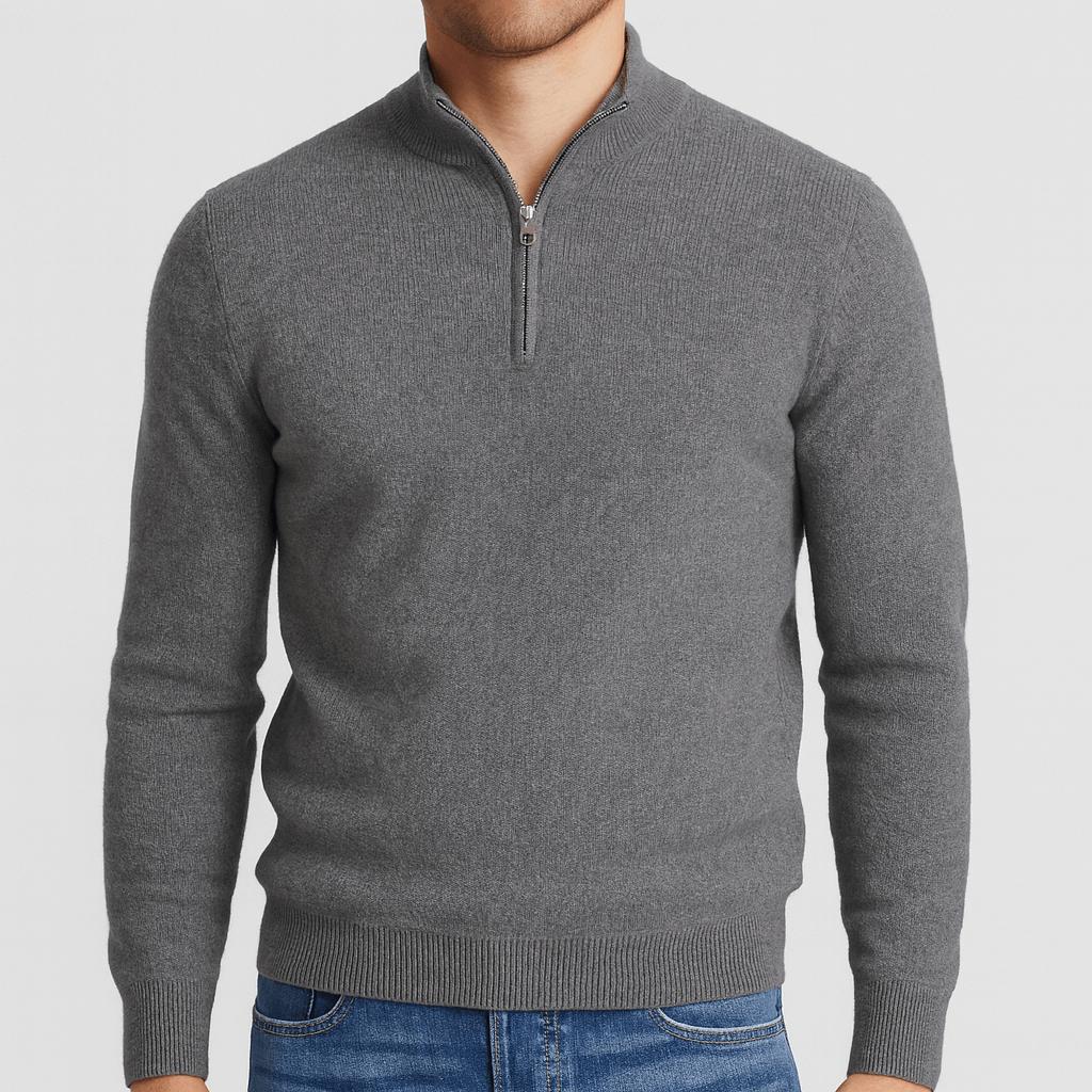 Men’s Sweater Merino Wool Classic V-Neck Lightweight Warmth
