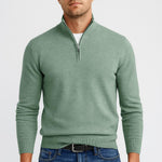 Men’s Sweater Merino Wool Classic V-Neck Lightweight Warmth