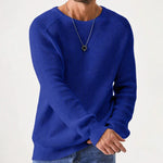 Men's Sweater Waffle Knit Breathable Athletic Fit