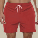 Men’s Swim Shorts Quick-Drying Mesh Lined Adjustable Drawstring Waist
