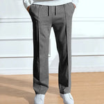 Men's Trousers Slim Fit Elastic Drawstring Waist