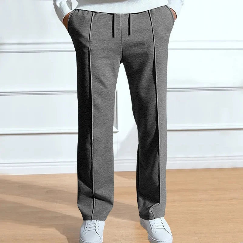 Men's Trousers Slim Fit Elastic Drawstring Waist