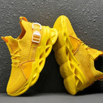 Men's Walking Shoes Cushioned Honeycomb Sole & Anti-Skid Outsole