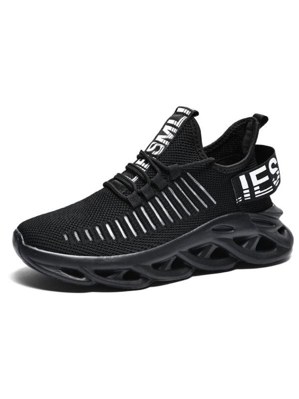 Men's Walking Shoes Honeycomb Cushion Sole Breathable Mesh