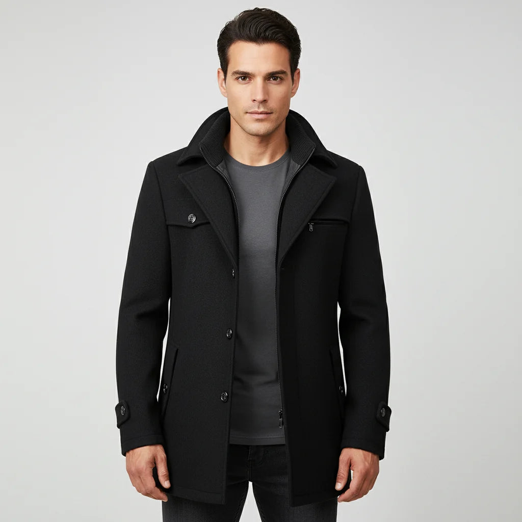 Men’s Winter Jacket Waterproof & Wind-Resistant Polyester