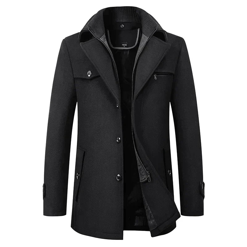 Men’s Winter Jacket Waterproof & Wind-Resistant Polyester