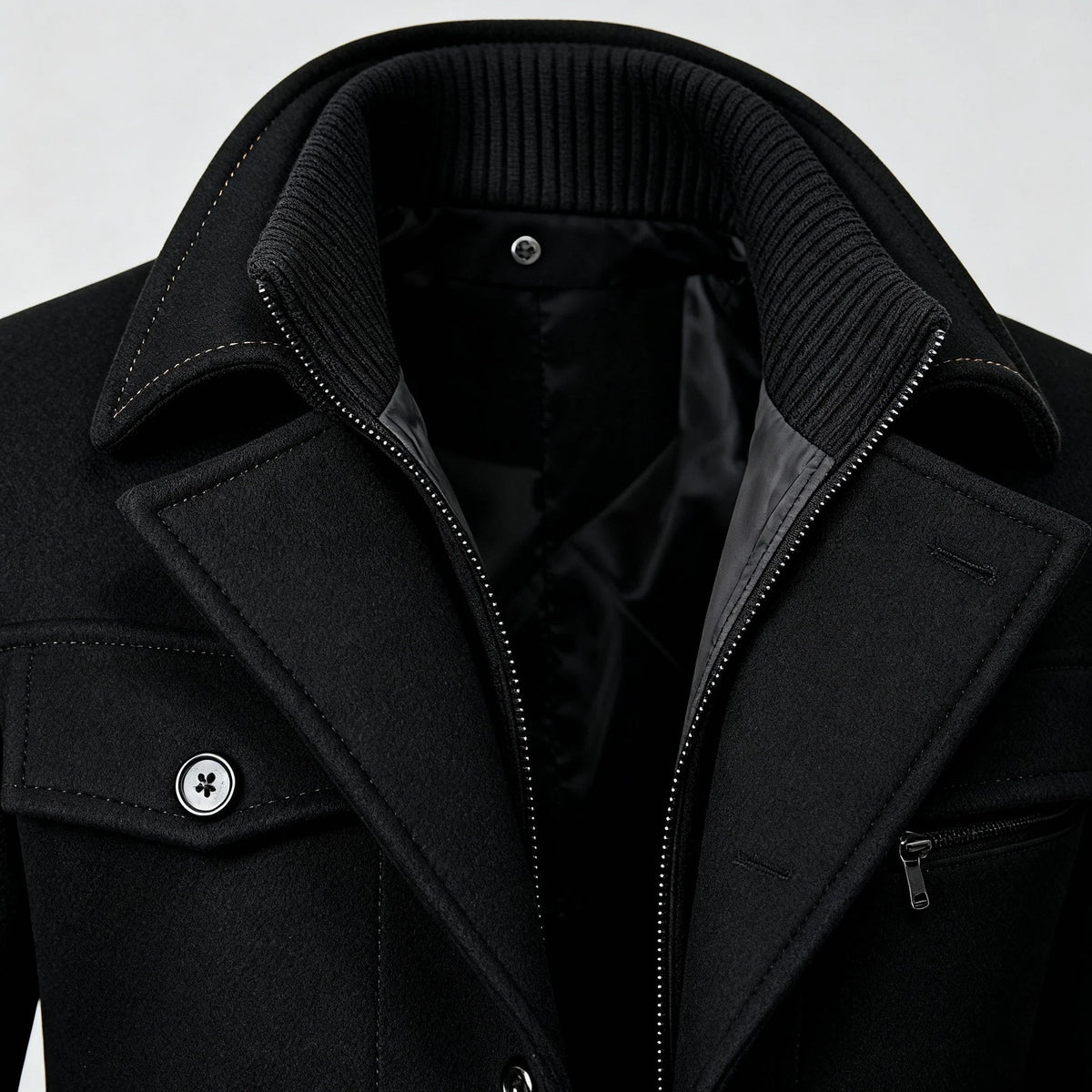 Men’s Winter Jacket Waterproof & Wind-Resistant Polyester