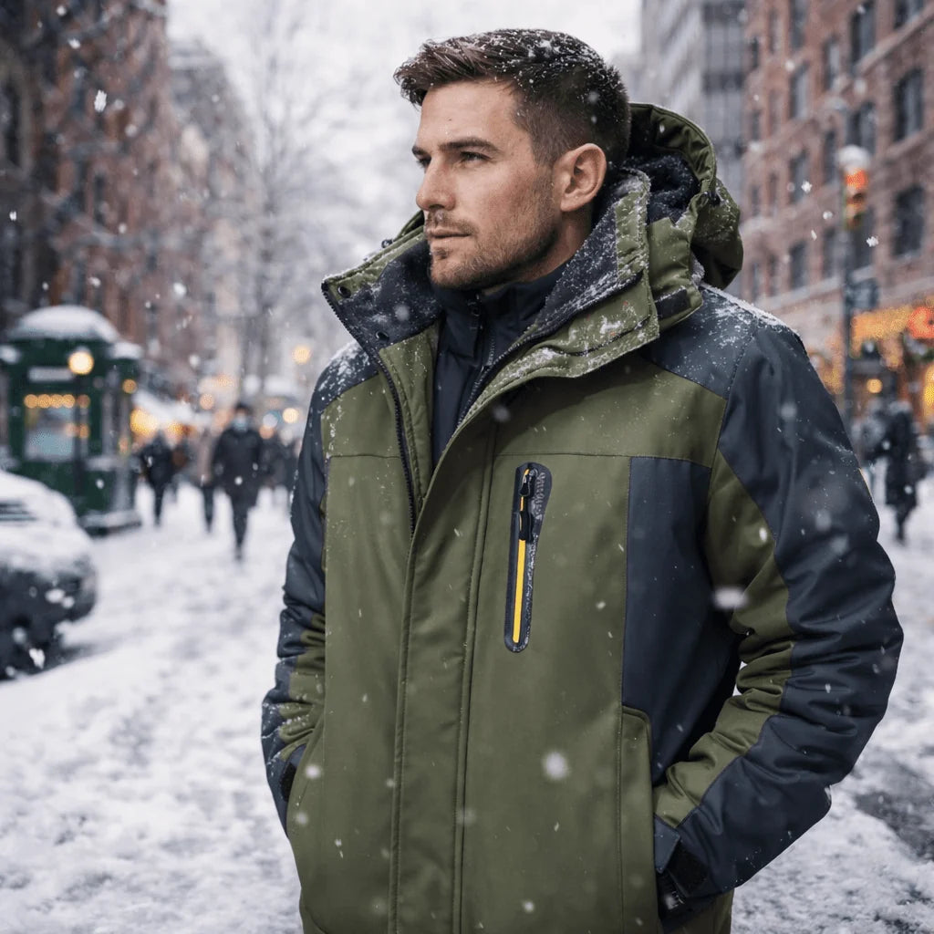 Men’s Winter Jacket Waterproof Windproof & Breathable