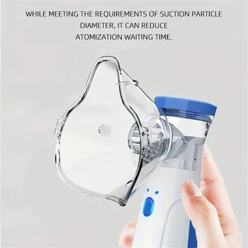Mesh Nebulizer Quiet USB Rechargeable Portable Design