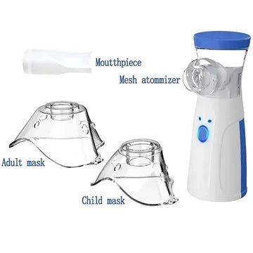 Mesh Nebulizer Quiet USB Rechargeable Portable Design