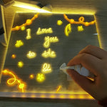 Message Board LED & USB-Powered Acrylic 12 Markers