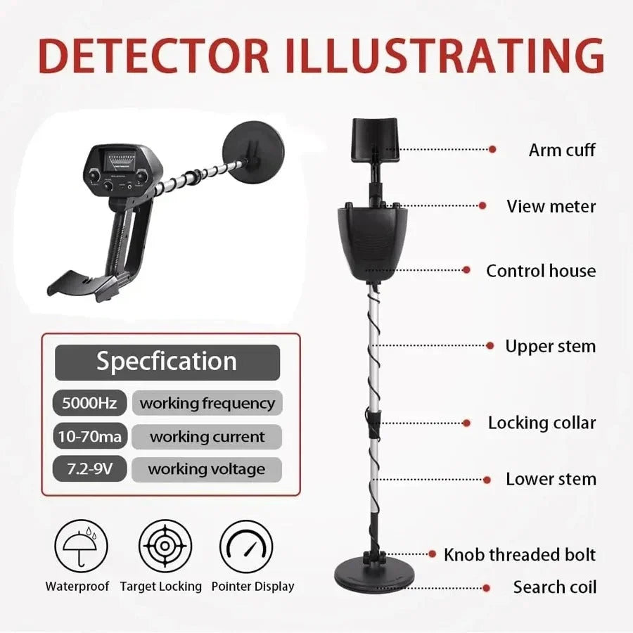 Metal Detector Adjustable Height Discrimination Mode