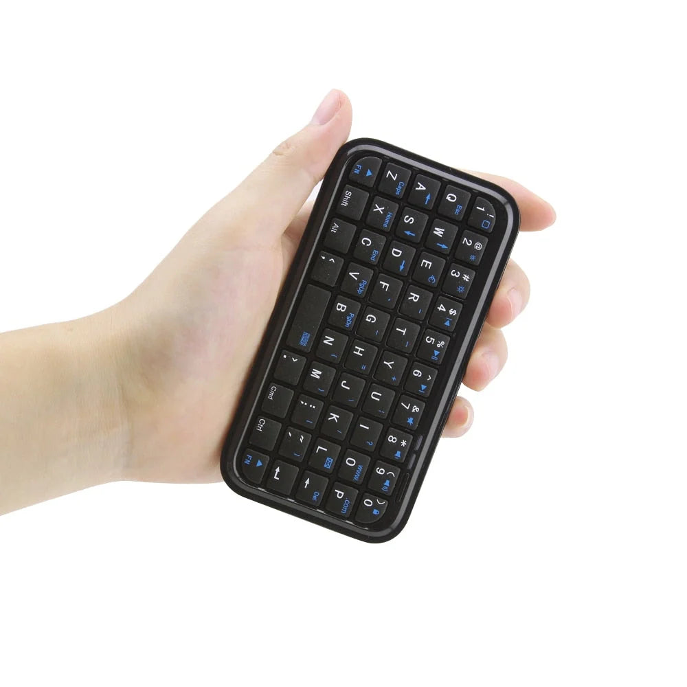 Mini Bluetooth Keyboard Wireless QWERTY Rechargeable