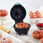 Mini Bundt Cake Maker Non-Stick Compact Fast-Heating
