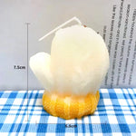 Mini Cactus Candle Realistic Hand-Poured Wax Three Inch