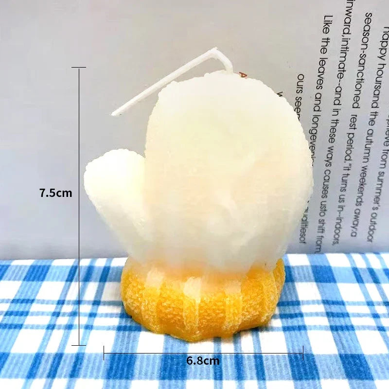 Mini Cactus Candle Realistic Hand-Poured Wax Three Inch