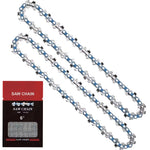 Mini Chainsaw Chain Hardened Stainless Steel 2-Pack
