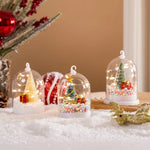 Mini Christmas Tree Built-In Sparkling Lights Tabletop Decor