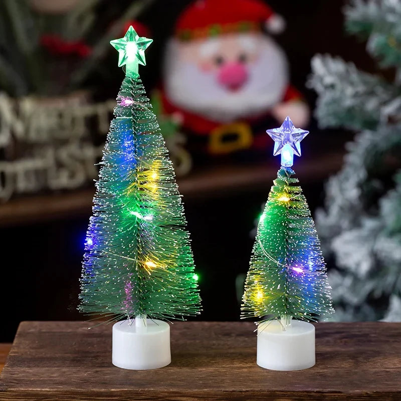 Mini Christmas Tree Twinkling LED Battery-Free Tabletop Decor