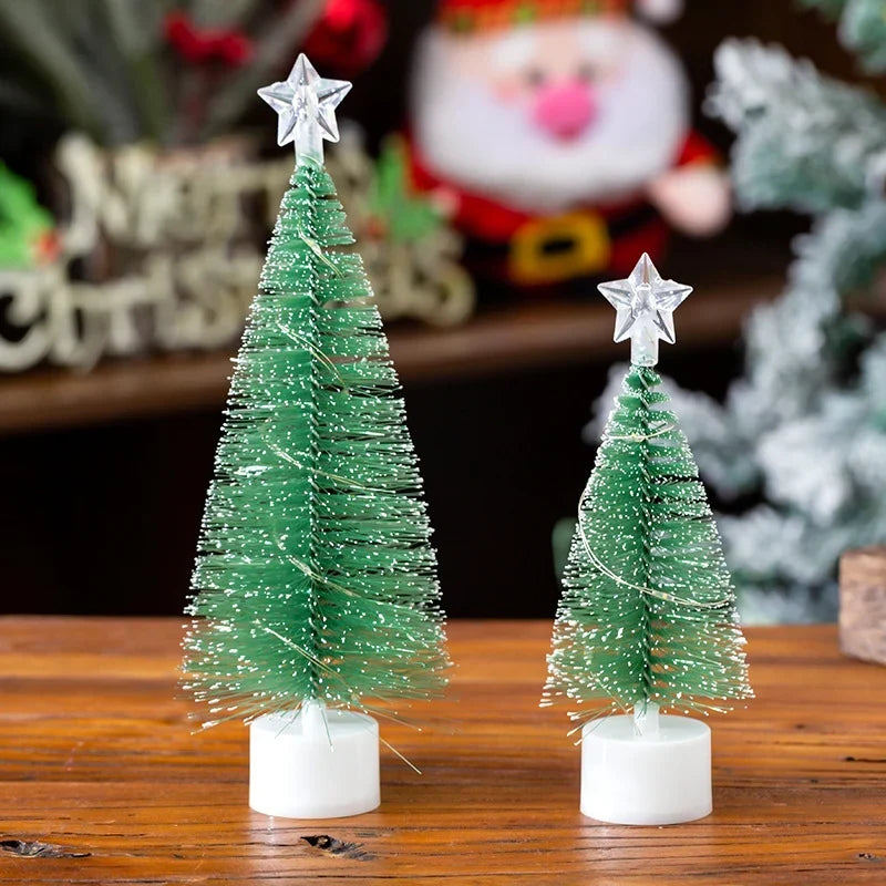 Mini Christmas Tree Twinkling LED Battery-Free Tabletop Decor